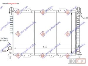 NOVI: delovi  HLADNJAK MOTORA 1.3/1.6 BOXER (55x36) Alfa romeo 146 94-99 -dostupno