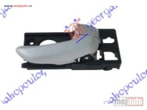 NOVI: delovi  KVAKA ZADNJIH/PREDNJIH VRATA UNUTRASNJA SREBRNA Levo Hyundai i10 07-10 -dostupno