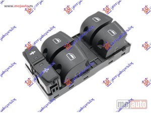 NOVI: delovi  PREKIDAC U PREDNJIM VRATIMA (4 TASTERA) (ZASTITA DECE) (10 PIN) Levo Audi q7 06-09 -dostupno