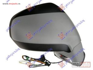 Glavna slika -  RETROVIZOR ELEKTRICNI SA GREJACEM (MIGAVAC) (SVETLO) (SENZOR) (A KVALITET) (KONVEKSNO STAKLO) Desno Citroen c4 picasso 07-14 -dostupno - MojAuto