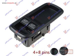 NOVI: delovi  PREKIDAC U PREDNJIM VRATIMA (2 TASTERA) -96 (7 PIN) Levo Ford fiesta 08-13 -dostupno