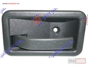 NOVI: delovi  KVAKA PREDNJIH/ZADNJIH VRATA UNUTRASNJA SIVA Levo Renault 19 88-92 -dostupno