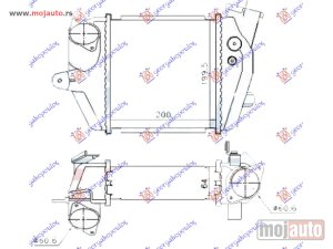 Glavna slika - HLADNJAK INTERKULERA 2.0 CD DIZEL (200x205x64) Mazda 5 05-10 -dostupno - MojAuto