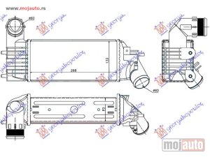 NOVI: delovi  HLADNJAK INTERKULERA 2.0-2.2 HDi (302x136x85) Peugeot 406 sdn 96-05 -dostupno