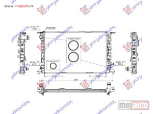 NOVI: delovi  HLADNJAK MOTORA 2.7/3.0 Tdi - 3.0 TFSi/3.2 FSI (AUTO) (72x47) Audi a4 11-15 -dostupno
