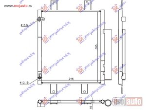 NOVI: delovi  HLADNJAK KLIME 1.0i12V/1.3 16V (330x368) Daihatsu sirion 05- -dostupno
