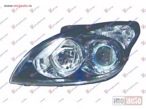 NOVI: delovi  FAR ELEKTRICNI CRNI (DEPO) Levo Hyundai i30 07-12 -dostupno