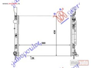 NOVI: delovi  HLADNJAK MOTORA 1.5 DCi (56x41.8x26) Renault kangoo 08-13 -dostupno