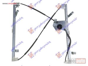 NOVI: delovi  PODIZAC PREDNJEG PROZORA ELEKTRICNI (BEZ MOTORA) (A KVALITET) Levo Renault kangoo 08-13 -dostupno