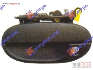 NOVI: delovi  KVAKA PREDNJIH VRATA SPOLJASNJA (SA BRAVOM) Levo Hyundai accent l/b 94-97 -dostupno