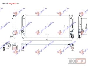 NOVI: delovi  HLADNJAK MOTORA 1.8 16V VVTI (65x31.8) Toyota celica 01-06 -dostupno