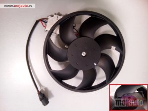 NOVI: delovi  VENTILATOR (MOTOR+ELISA) (BENZIN/DIZEL) (300mm) (300W) Audi q7 06-09 -dostupno