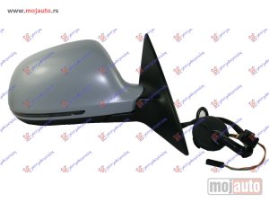 NOVI: delovi  RETROVIZOR ELEKTRICNI SA GREJACEM PM (MIGAVAC) (8 PIN) (A KVALITET) (ASFERICNO STAKLO) Desno Audi a6 08-10 -nedostupno