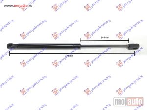 NOVI: delovi  AMORTIZER GEPEK VRATA (377L-365N) (HOD 144mm) Suzuki alto 08-14 -dostupno
