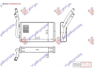 Glavna slika - GREJAC KABINE (247x146) Ford transit 00-06 -dostupno - MojAuto