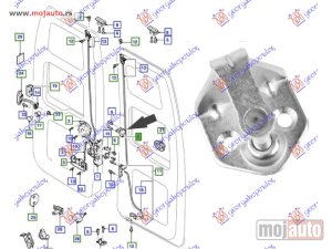 NOVI: delovi  BRAVA GEPEK VRATA CENTRALNA (DUPLA VRATA) Ford transit 00-06 -dostupno