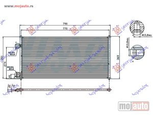 Glavna slika - HLADNJAK KLIME 1.8i 16V - 1.8 TDCI (747x360) Ford transit connect 03-10 -dostupno - MojAuto