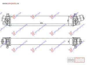 NOVI: delovi  HLADNJAK INTERKULERA 1.4 TB BENZIN - 2.0 JTD DIZEL (630x100x64) Alfa romeo giulietta 10- -dostupno