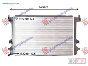 NOVI: delovi  HLADNJAK MOTORA 1.0TSI/1.5TSI BENZIN (MANUELNI/AUTOMATSKI) (623x411) Audi a1 18- -dostupno