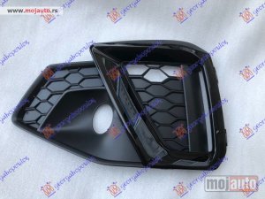 Glavna slika - RESETKE PREDNJEG BRANIKA (SJAJ-CNRA LAJSNA) (S-LINE) Levo Audi a4 19- -nedostupno - MojAuto
