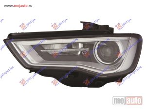 NOVI: delovi  FAR Bi-XENON SA LED DNEVNIM SVETLOM (DEPO) Levo Audi a3 sport sedan/cabrio 13-16 -dostupno
