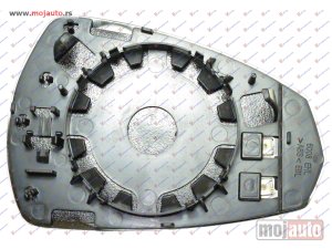 Glavna slika - STAKLO RETROVIZORA SA GREJACEM (ASFERICNO) Levo Audi a3 3d/sportback 12-16 -dostupno - MojAuto