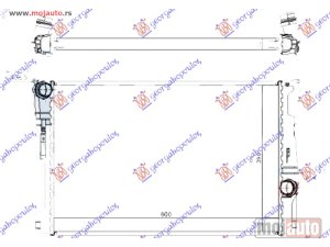 NOVI: delovi  HLADNJAK MOTORA ZA SVE MODELE BENZIN-DIZEL (MAN) (600x390x32) Bmw x3 (f25) 11-14 -dostupno