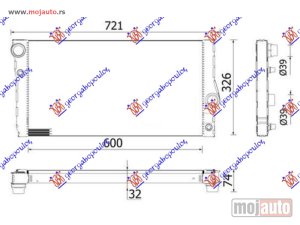 NOVI: delovi  HLADNJAK MOTORA 3.0 BENZIN (600x326) Bmw series 7 (f01/02) 12-15 -dostupno
