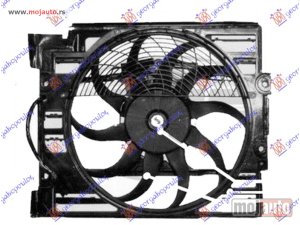NOVI: delovi  VENTILATOR KOMPLET (BENZIN) (400mm) (4 PIN) Bmw series 7 (e38) 95-02 -dostupno