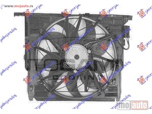 NOVI: delovi  VENTILATOR KOMPLET (4.4 BENZIN - 2.0/3.0 DIZEL) (480mm) (850W) (3 PIN) Bmw series 5 (f10/11) 10-13 -dostupno