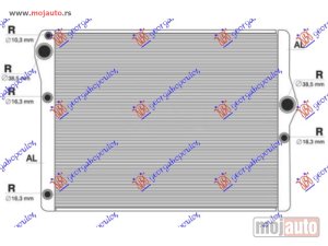 NOVI: delovi  HLADNJAK MOTORA 3.0 DIZEL (AUTO) (+/-AC) (612x487) Bmw series 7 (f01/02) 12-15 -dostupno