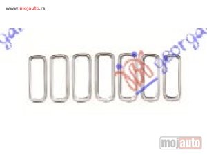 NOVI: delovi  PVC MASKA HROM (SET 7 KOM) Jeep renegade 14-18 -dostupno
