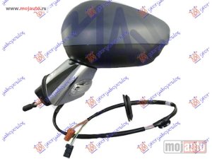 Glavna slika - RETROVIZOR ELEKTRICNI SA GREJACEM PM (ELEKTRO-SKLOPIV) (MIGAVAC) (HROM NOSAC) (KONVEKSNO STAKLO) Levo Citroen c3 13-16 -dostupno - MojAuto