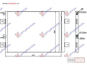 Glavna slika - HLADNJAK KLIME 1.4/1.6 BENZ - 1.5 DCi (510x40) Dacia duster 10-17 -dostupno - MojAuto