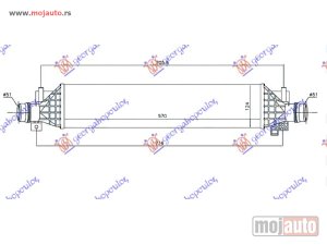 NOVI: delovi  HLADNJAK INTERKULERA 1.4i 16V TURBO A14-B14NET Chevrolet trax 13- -dostupno