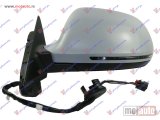 NOVI: delovi  RETROVIZOR ELEKTRICNI SA GREJACEM PM 3 VRATA (MIGAVAC) -10 (8 PIN) (ASFERICNO STAKLO) Levo Audi a3 08-12 -dostupno