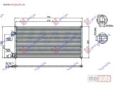 NOVI: delovi  HLADNJAK KLIME 1.8i 16V - 1.8 TDCI (747x360) Ford transit connect 03-10 -dostupno