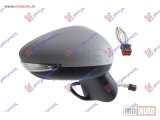 NOVI: delovi  RETROVIZOR ELEKTRICNI SA GREJACEM CRNI (MIGAVAC) (SENZOR) (8 PIN) (A KVALITET) (KONVEKSNO STAKLO) Desno Citroen c3 air cross 21- -dostupno