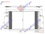 NOVI: delovi  HLADNJAK KLIME BENZIN/DIZEL (625x380x16) Chevrolet cruze 13- -dostupno