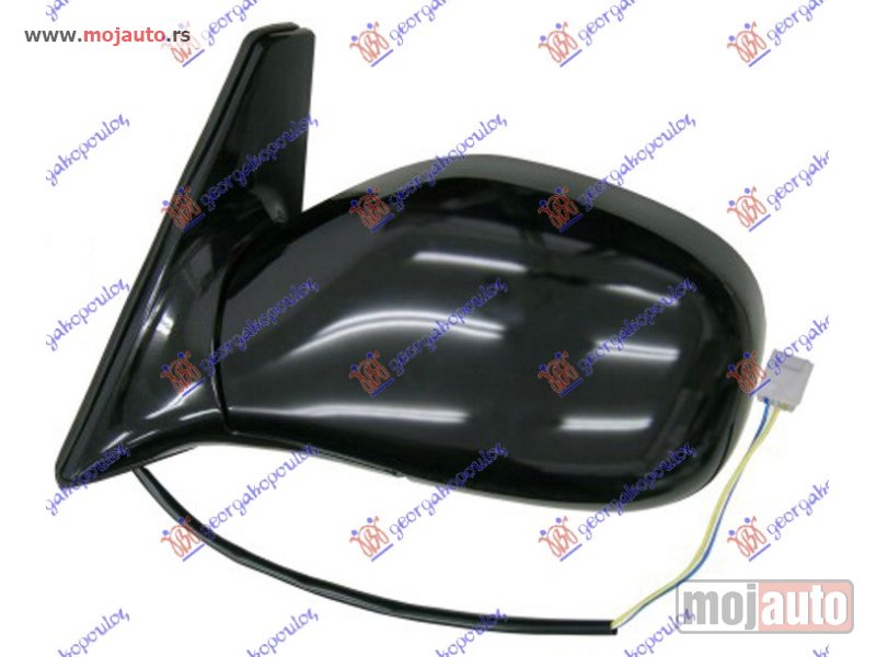 Glavna slika -  RETROVIZOR ELEKTRICNI 5 VRATA (KONVEKSNO STAKLO) Levo Toyota rav 4 (xa10) 95-98 -dostupno - MojAuto