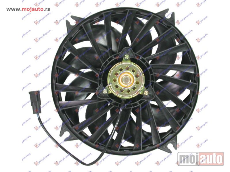 Glavna slika -  VENTILATOR KOMPLET (BENZIN-DIZEL) (38cm) Citroen jumpy 07-16 -dostupno - MojAuto