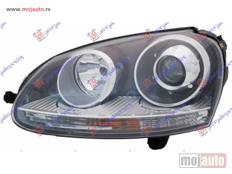 Glavna slika -  FAR XENON CRNI GTI (TYC) Levo Vw jetta 05-10 -dostupno - MojAuto