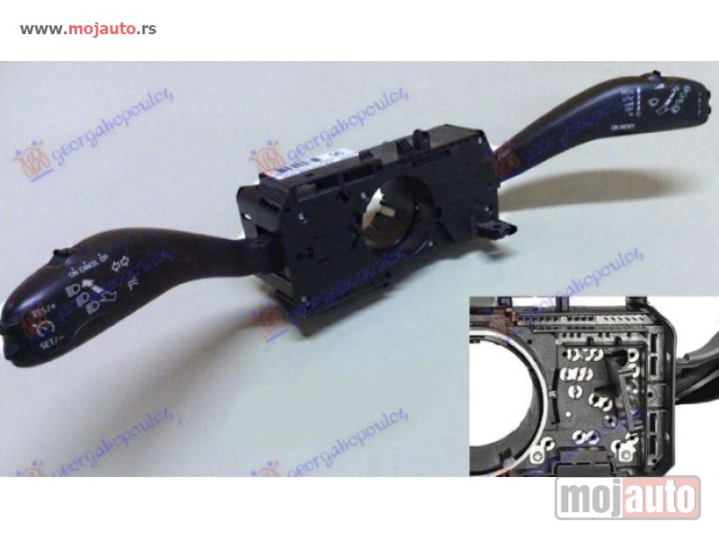 Glavna slika -  PREKIDAC/RUCICA NA VOLANU (FAR/MIGAVAC/BRISAC/EKRAN/TEMPOMAT) (26 PIN) Skoda fabia 07-10 -dostupno - MojAuto