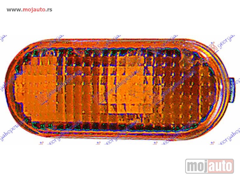 Glavna slika -  MIGAVAC U KRILU ZUTI OVALNI Vw golf iii 92-98 -dostupno - MojAuto