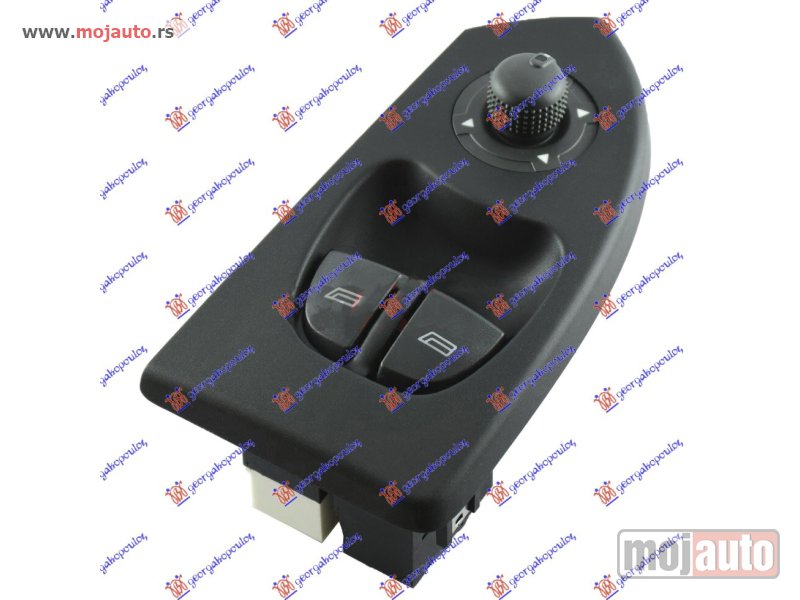 Glavna slika -  PREKIDAC U PREDNJIM VRATIMA (2 TASTERA) (24 PIN) Levo Peugeot boxer 02-06 -dostupno - MojAuto