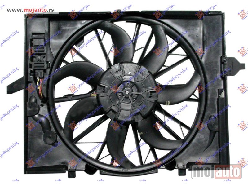Glavna slika -  VENTILATOR HLADNJAKA KOMPLET (BENZIN) (+AC) Bmw series 6 (e63/64) coupe/cabrio 04-11 -dostupno - MojAuto