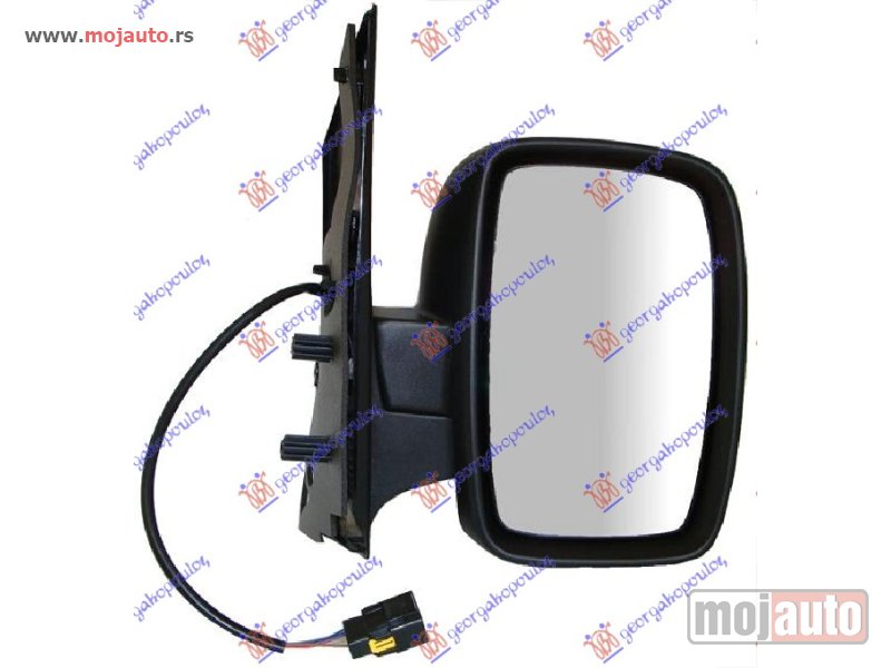 Glavna slika -  RETROVIZOR ELEKTRICNI SA GREJACEM (KONVEKSNO STAKLO) Desno Fiat scudo 07-16 -dostupno - MojAuto