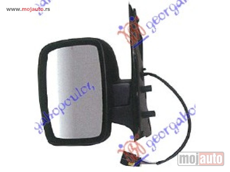 Glavna slika -  RETROVIZOR ELEKTRICNI SA GREJACEM (KONVEKSNO STAKLO) Levo Citroen jumpy 07-16 -dostupno - MojAuto