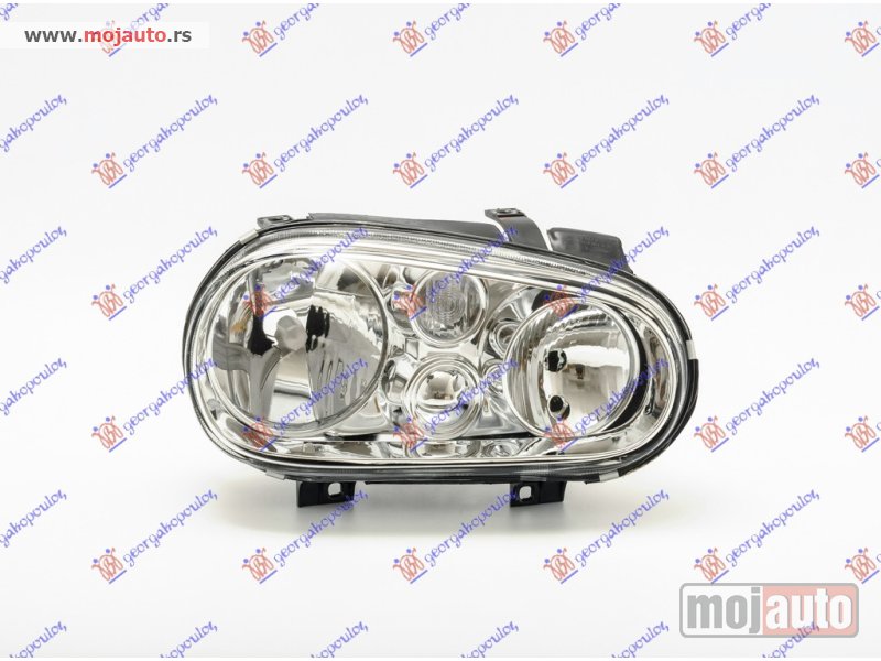 Glavna slika -  FAR ELEKTRICNI BEZ MAGLENKE (TYC) Desno Vw golf iv 98-04 -dostupno - MojAuto