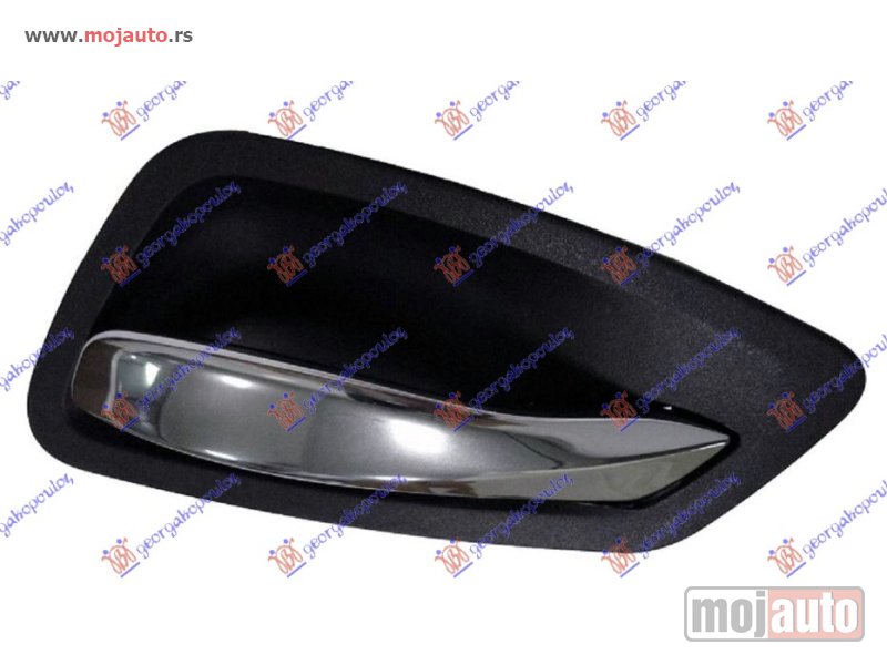 Glavna slika -  KVAKA PREDNJIH VRATA UNUTRASNJA HROM/CRNA Desno Bmw series 3 (e92/93) coupe/cabrio 07-11 -dostupno - MojAuto